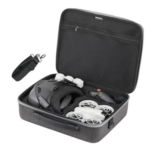 FSIDIWT Neo Goggles N3 Carrying Case for RC Motion Jets DJI Drone Accessories Storage Shoulder Bag