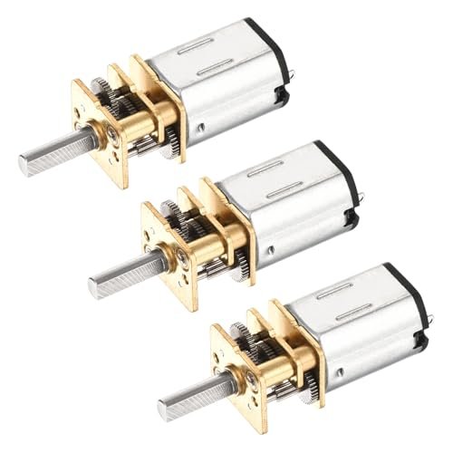DMiotech 3pcs 3V 150RPM Mini Metal Gearbox Motor for RC Car Robot Model DIY RC Toys Engine Essential for RC Nitro Engine Troubleshooting