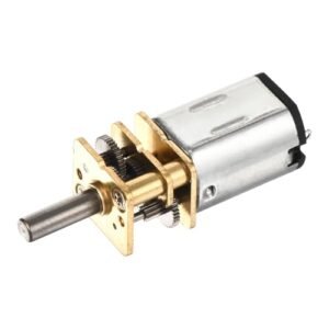 DMiotech 3V 15RPM Mini Metal Gearbox Motor with 10mm Output Shaft for RC Engine Fuel Pump and DIY Toys