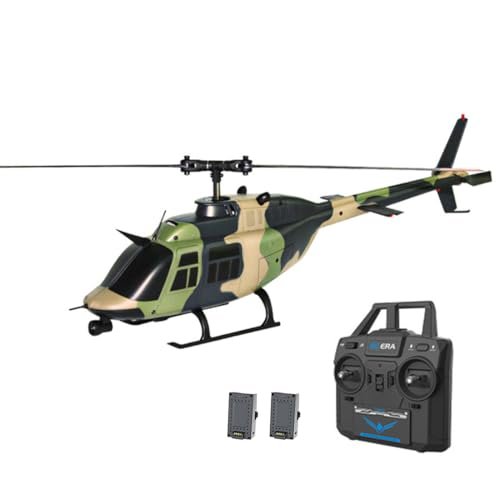 DERELOAS RC Helicopter for Adults 1 33 C138 Bell 206 with Optical Flow Positioning 2 Batteries 2 4G 6CH Remote Control Helicopter Single Propeller RC Airplane Toy Available at RC Willey Warehouse Address