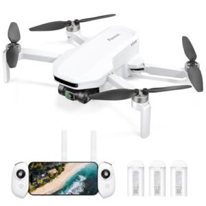 Potensic ATOM LT GPS Drone Under 249g with 2 Batteries 80 Mins Flight Time 2.5K Camera 4KM FPV Transmission Brushless Motor Auto Return Foldable Design for Adults