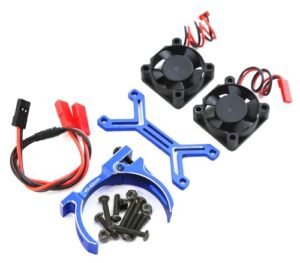Adjustable Beds RC Willey High Performance RC Motor Heatsink with Dual 20000rpm Cooling Fans for 1/7 1/8 Arrma 4074 4274 4068 4268 Motors Navy Blue
