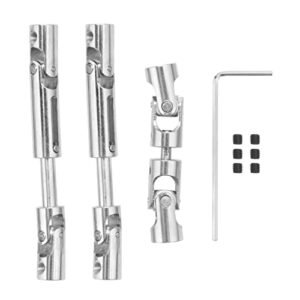 3pcs Metal Drive Shaft CVD Upgrade Kit for WPL B16 B36 JJRC Q60 Q63 Q64 Fayee FY004 MN77 6WD 6X6 RC Cars