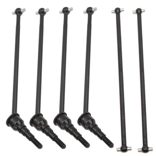 Steel Front Rear CVD Drive Shaft and Drive Shaft Dogbone Set for 1/10 Losi Tenacity TT Pro 4WD SCT DB Pro Lasernut U4 Replacement Parts LOS03028 LOS03027 LOS03019