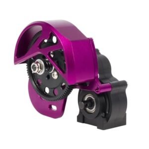 All Metal RC Crawler Gearbox SCX10 3 Gear Transmission Set for 1 10 Axial SCX10 II SCX10 SMT10 VS4 10 Gear Box Upgrade Parts Perfect for RC Firearms Training