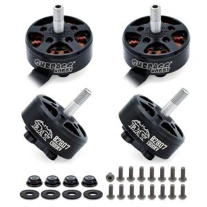 Trinity RC Drag Motors 4pcs Surpass B2807 1300KV Brushless Motors CW CCW for 5 6S FPV Racing Drone Quadcopter Motor with 250mm 18AWG Silicone Wires Black