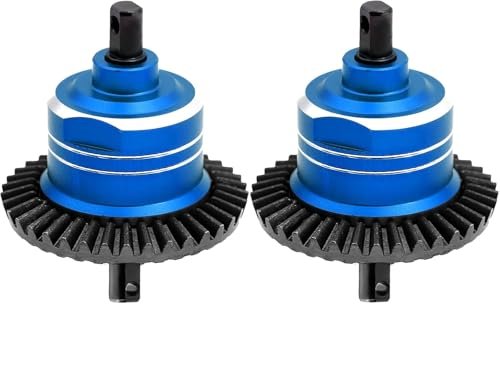 Traxxas Stampede 4x4 RC Truck 1/10 Front Rear Differential Upgrades 2PCS 45 Steel Differential Blue