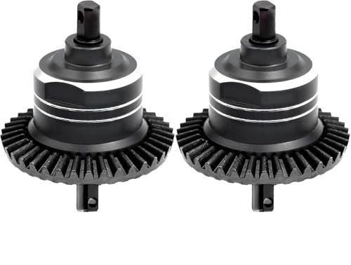 Traxxas 1/10 RC Rear Differential Upgrade Kit 2PCS 45 Steel Differential for Slash Rustler Stampede Hoss 4x4 VXL Ford F150