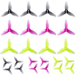 Gemfan Hurricane 2023 3 Blade RC Gas Boat Props 12 Pairs for High Speed FPV Racing Drones