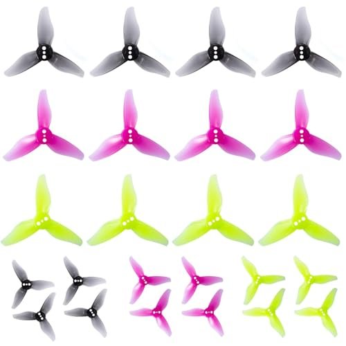 Gemfan Hurricane 2023 3 Blade RC Gas Boat Props 12 Pairs for High Speed FPV Racing Drones