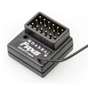 RHINOESC FRX6 4CH 2.4GHz FHSS High Voltage Receiver Compatible with Flysky NB4 NB4+ NB4 PRO PL18 Transmitter for Battleship RC Boats and RC Cars