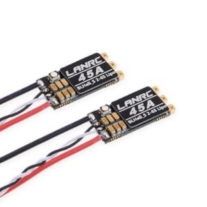 LANRC 45A ESC 2S 6S Brushless Electronic Speed Controller for RC Quadcopter Racing Simulator with BLHeli S DShot 150 300 600 Support 2PCS