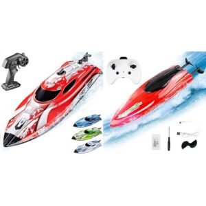 BEZGAR RC Boats TX126 B803 Fast Remote Control Boat for Pool and Lake Adventures