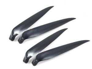 YJhGFqS 2 Pairs RC Glider Folding Propeller Prop 10x6 11x6 11x8 12x6.5 13x6.5 13x8 14x8 16x8 Inch for Parkzone Radian RC Glider