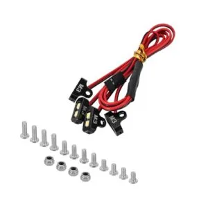 INJORA 4LED Rock Lights Kit for RC Rock Crawler Bumpers SCX10 TRX4 1 10 Scale Upgrade White
