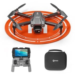 Contixo F25 GPS Drone with 4.3 Inch HD Screen Remote 1080p Camera Follow Me Waypoint Orbit Mode Brushless Motors 16 Min Flight Time 600 Ft Range GPS Glonass Positioning