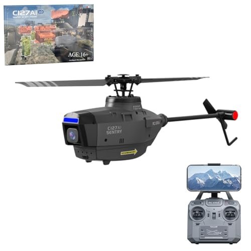 Stinson RC Aircraft C127AI Scout Drone with 1080P Camera 2.4G 4CH Remote Control and 6 Axis Gyro for Adults