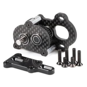 HooCrawler Ultra Light RC Airplane Portal Transmission 48P Carbon Tiny Gearbox 29g for Axial Capra F9 AR45 Vanquish F10 Portal Axle LCG Chassis