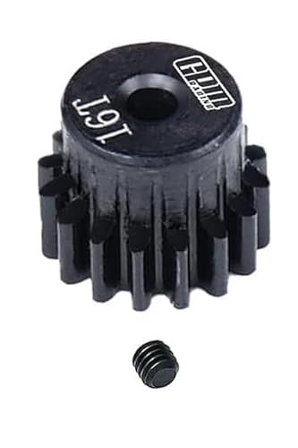 40Cr Steel Pinion Gear 16T 0.5M 2mm Shaft for LOSI Micro B and Micro T Upgrades