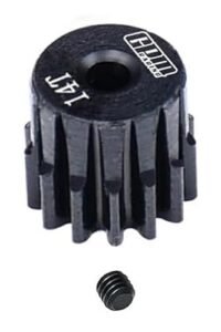 40Cr Steel Pinion Gear 14T 0.5M 2mm Shaft for LOSI Micro B and Micro T 2WD Buggy and Stadium Truck Upgrades