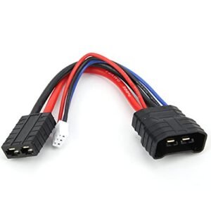 YTZ Outdoor 2S Lipo Battery Balance Lead Charging Connector Cable Adapter for Traxxas TRX RC Cars to Prevent RC Plane Injury