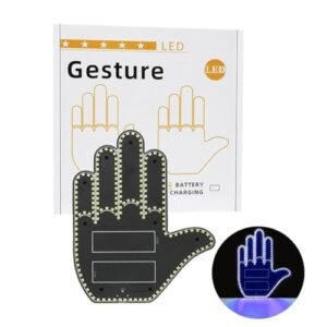 Wartleves LED Finger Car Light with Remote Control Fun for Funny RC Plane Crashes Enthusiasts