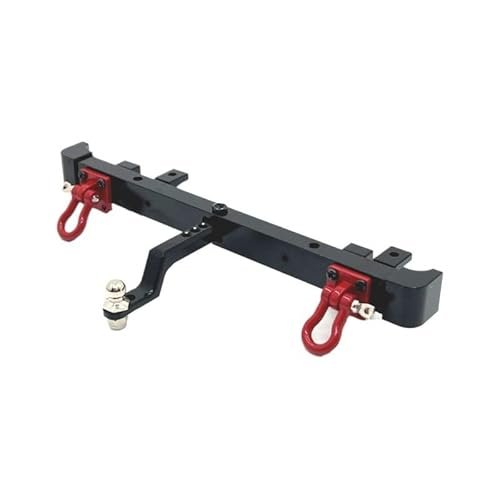 MN Model 1/12 MN82 LC79 RC Dump Trailer Metal Upgraded Rear Bumper Trailer Hook Black