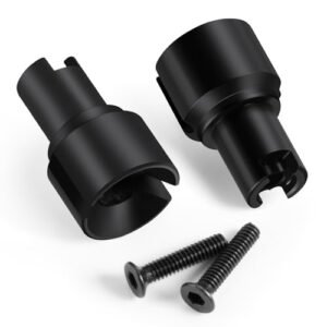 LSG 2PCS Steel Front Rear Diff Output Cup for Chernobyl RC Car Game Arrma 1/18 Granite Grom Typhon Grom 1/14 Mojave Grom Mega 380 Upgrades
