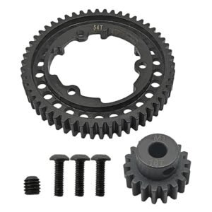 Traxxas 54T Spur Gear and 18T Motor Pinion Replacement for X Maxx XO 1 Maxx E Revo 2.0 VXL Models
