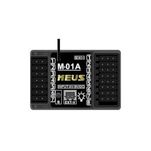 MEUS RACING 2.4GHz RC Receiver M 01A 8CH with Light Control for RC Airplane Racing and More