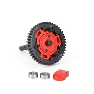 RCAWD 40Cr 7075 46T Spur Gear Set for Traxxas XMaxx XRT X Maxx Ultimate X Maxx Belted XRT Ultimate E Revo VXL Brushless Maxx Slash Maxx XO 1 XRT Ultimate Cush Drive Housing 6447 7793X Red