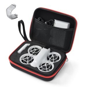 UTEBIT 8.2x6.2x2.3in DJI Neo Carrying Case with Lens Cover Nylon Travel Storage Bag