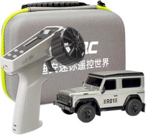 LDARC 1/64 Scale Mini RC Car with LED Lights 2.4 Full Proportion Remote Control Rock Crawler for Adults Boys and Girls