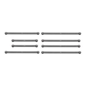GTHELE Aluminum Linkage Set for OReilly Auto Parts RC Car Redcat 1 18 Ascent 18 Upgrade Parts Titanium