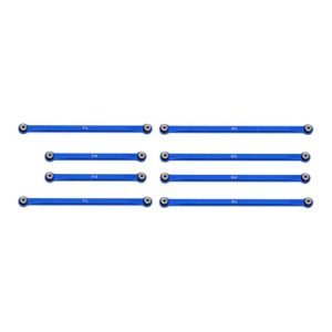 GTHELE Aluminum Linkage Set Powersport Roadster RC Car Parts for Redcat 1 18 Ascent 18 Upgrade Dark Blue
