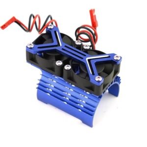JVC RC M90 Parts High Performance Metal Motor Heat Sink Cooling Fan 36mm Blue Upgrade Accessory for RC Cars