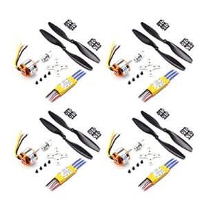 A2212 1000KV Brushless Outrunner Motor with 30A ESC and 1045 Propeller for F450 S500 S550 Drones