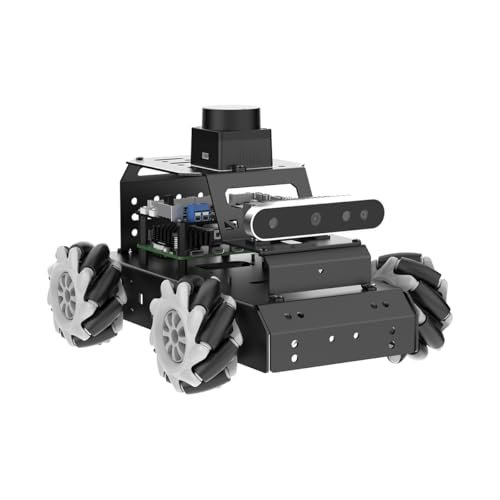 MentorPi M1 Autonomous RC Car for Raspberry Pi 5 Programmable AI Smart Robot Kit with 3D Depth Camera and Lidar SLAM Mapping