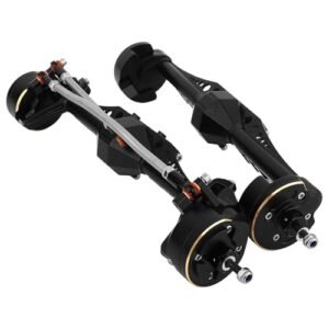 Pothyes All Metal Complete Portal Axle with Brass Counterweight for 1 10 RC Crawler Axial Capra 1 9 UTB AXI03004 AXI03000T1 T2 Buggy F9 Upgrade Parts Havoc RC Jet