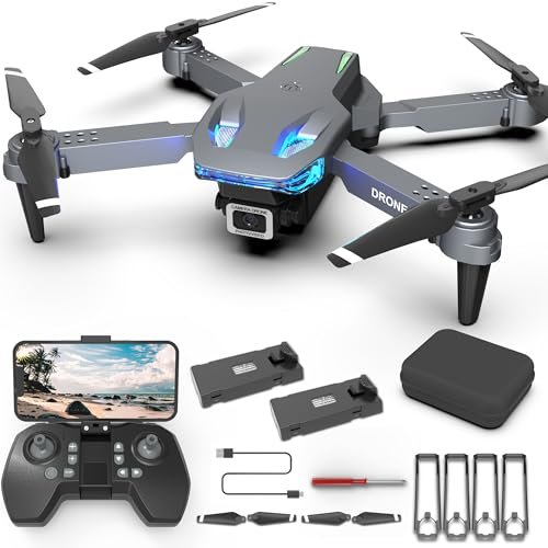 Wipkviey T28 Gator RC T28 Mini Drone with 1080P HD Camera 90° Adjustment Foldable RC Quadcopter for Adults and Kids