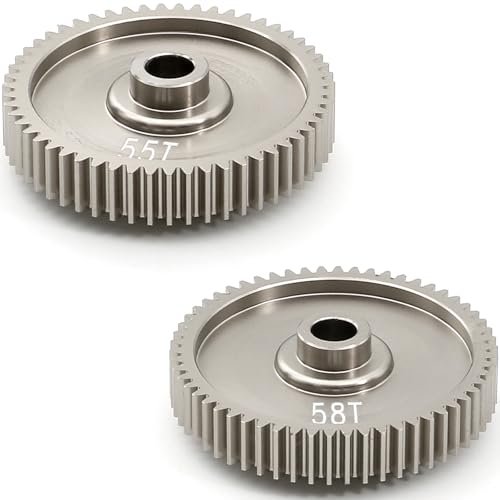 Hornet RC Car Speed Upgrade Spur Gear 55T 58T 0.6Mod High Speed Gear for Tamiya TT01 TT01D TT01E TT01ES 1/10 RC Car Replacement Parts