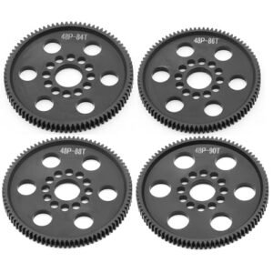 48P High Precision Machined POM Spur Gear Set 84T 86T 88T 90T for RC Dirt Modified Cars by 3RACING