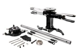 GTBRacing Aircraft T-rex 600FBL RC Helicopter Flybarless Rotor Head Assembly Replacement Part for Align Trex 600 Heli