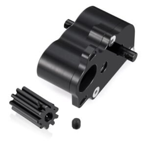 BRKRC LCG Transmission Metal Gearbox for 1/10 Call of Duty Mobile RC Car SCX10 TRX4 Capra Upgrade