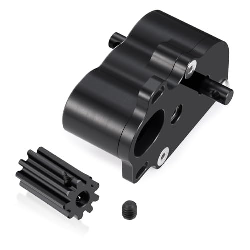 BRKRC LCG Transmission Metal Gearbox for 1/10 Call of Duty Mobile RC Car SCX10 TRX4 Capra Upgrade