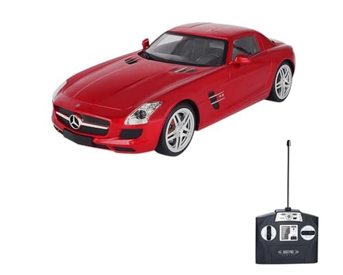 Vinie Remote Control Car Mercedes Benz SLS AMG 114 Scale Officially Licensed Kids Toy with LED Lights