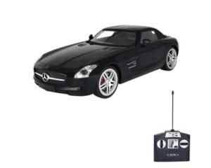 Vinie Remote Control Car for Boys, RC Cars Mercedes Benz SLS AMG, 1:14 Scale Officially Licensed Kids Toys, Drift Car with Cool Led Lights, 4 5 6 7 8 9 10 11 12 Year Old Boy Birthday Gift (Black)