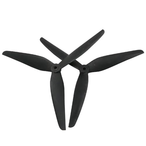 AYDCMC 2Pairs 3 Blade Carbon Nylon Propeller Props 7045 8045 9050 1050 CW CCW 7inch 8inch 9inch 10inch Compatible with RC Multirotor Drone Replacement Blades