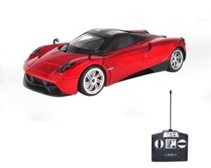 Vinie RC Plane Tip Stall Remote Control Car Pagani Huayra 1:14 Scale Officially Licensed Kids Toy with LED Lights for Boys Ages 4 to 12 Red