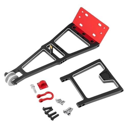 Colaxi 1/10 Scale RC Tow Truck Build Kit Aluminum Alloy Tow Crane Arm Wrecker with Winch for DIY Enthusiasts